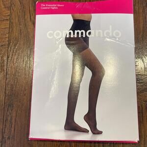 Commando essential Sheer Control Tights Women’s Size S HCK10T01 NU04 Light Nude